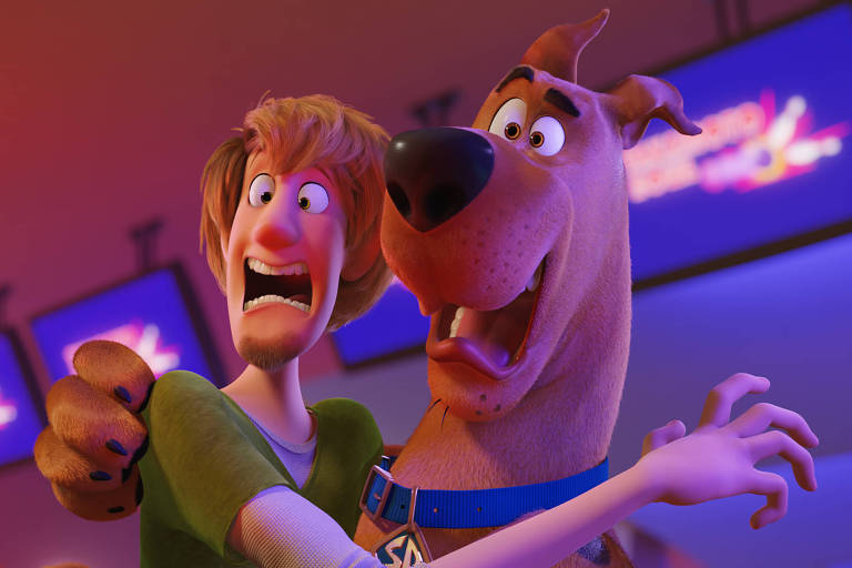 Cena de "Scooby! O Filme", baseado no clássico personagem Scooby-Doo