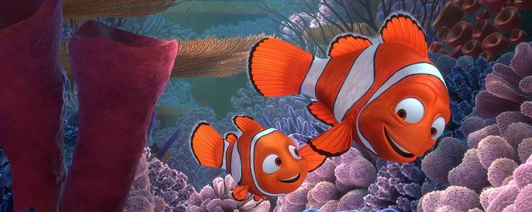 Cena do filme "Procurando Nemo"