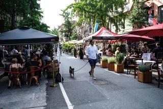 New York City Opens Up Streets To Outdoor Dining As COVID-19 Cases Ease