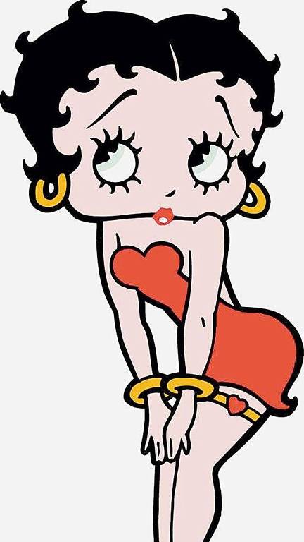 Personagem Betty Boop, desenhada por Max Fleischer