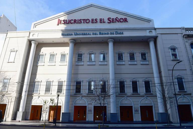Fachada da sede da Igreja Universal na Argentina, em Almagro, em Buenos Aires