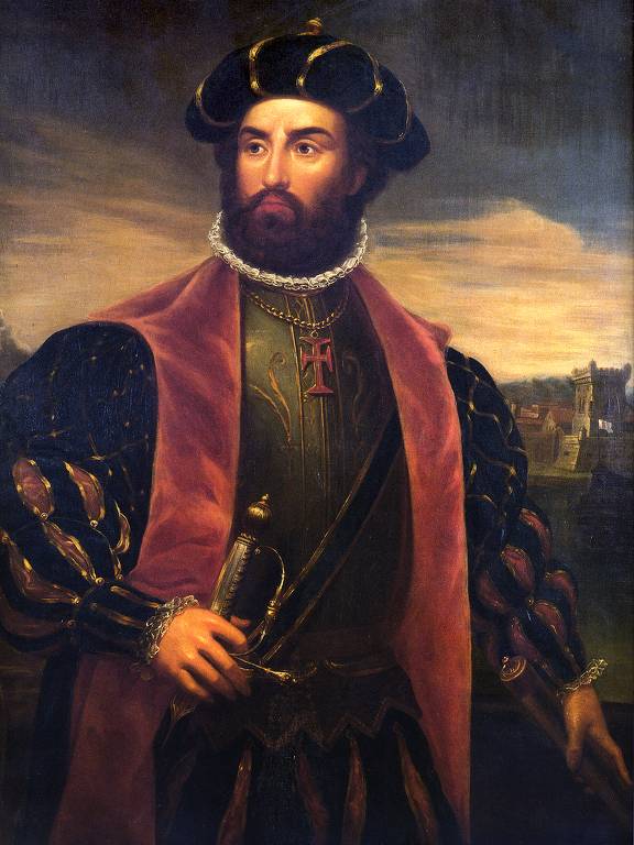 Pintura do navegador Vasco da Gama