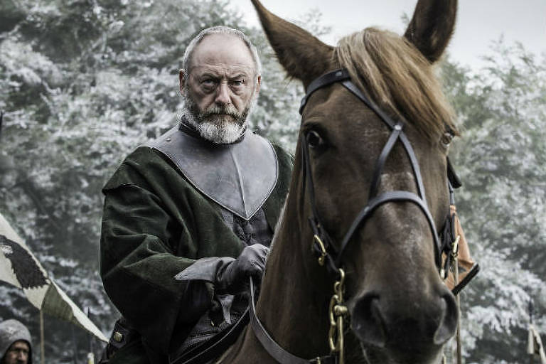 Liam Cunningham como Davos Seaworth na série 'Game of Thrones'