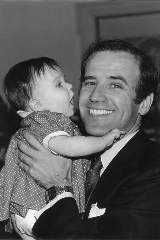 Biden com a filha Ashley, sua caçula