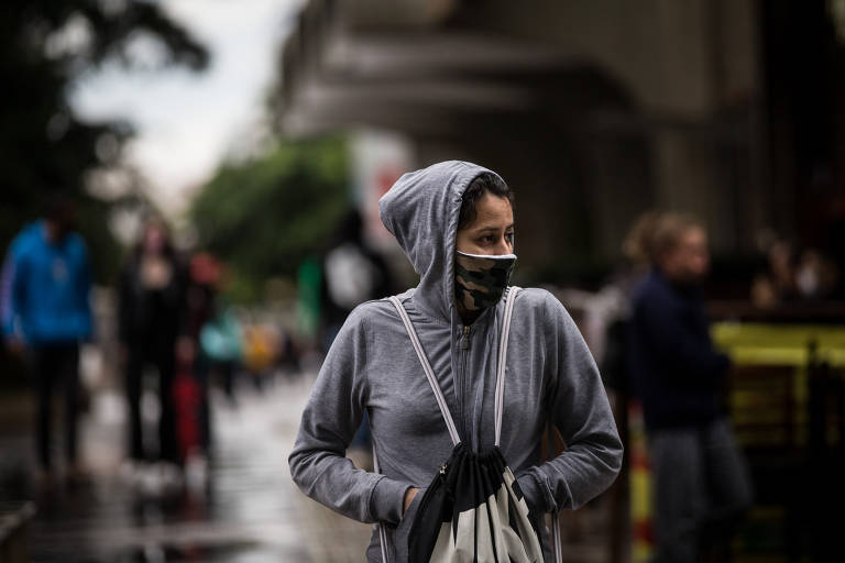 Massa de ar frio derruba a temperatura em São Paulo