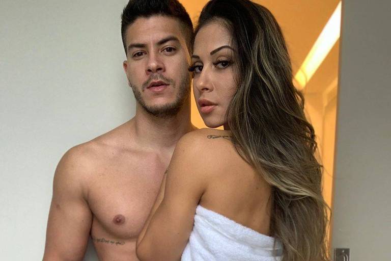 Mayra Cardi com Arthur Aguiar