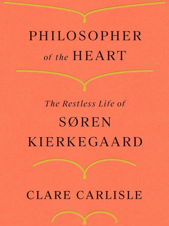 Capa do livro “Philosopher of the Heart” (filósofo do coração), de Clare Carlisle, que se propõe a fazer uma biografia kierkegaardiana de Søren Kierkegaard