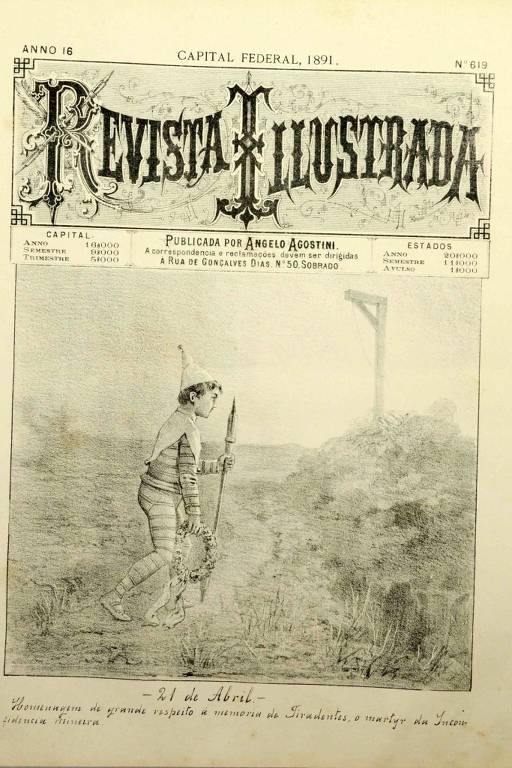 Revista Ilustrada - Publicada por Ângelo Agostini, Ano 16. Rio de Janeiro, 1891. Nº 619.