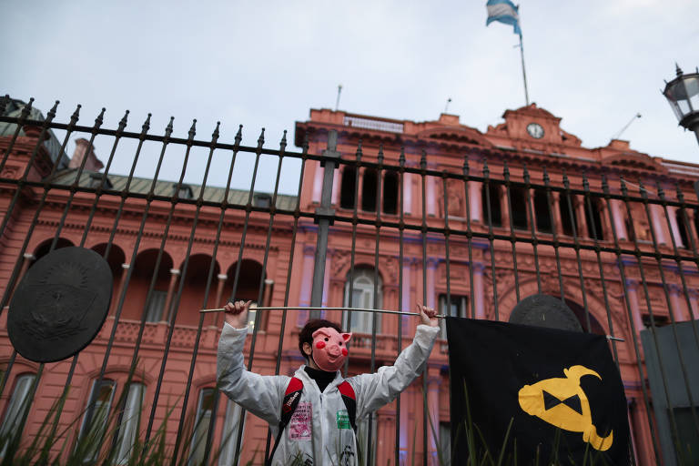 Buenos Aires tem protesto contra acordo entre Argentina e China; veja fotos de hoje