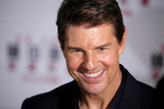 FILE PHOTO: Cast member Tom Cruise attends a news conference promoting his upcoming film 