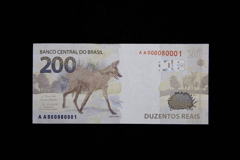 Confira imagens da nova nota de R$ 200