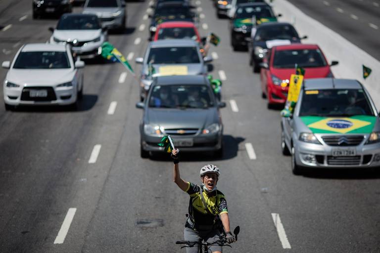 Carreata de apoio a Operação Lava Jato em São Paulo