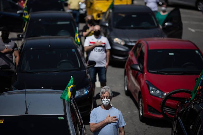 Apoiadores da Lava Jato em carreata em São Paulo