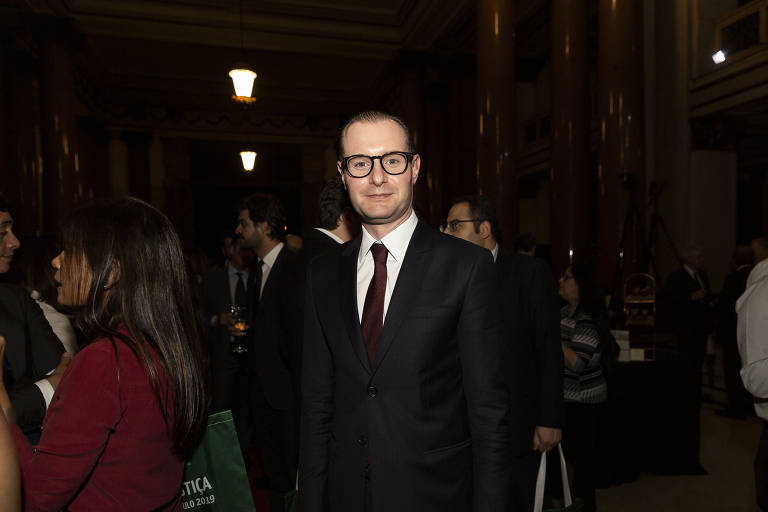 O advogado Cristiano Zanin Martins durante o lançamento do Anuário da Justiça de São Paulo 2019, no Tribunal de Justiça de São Paulo