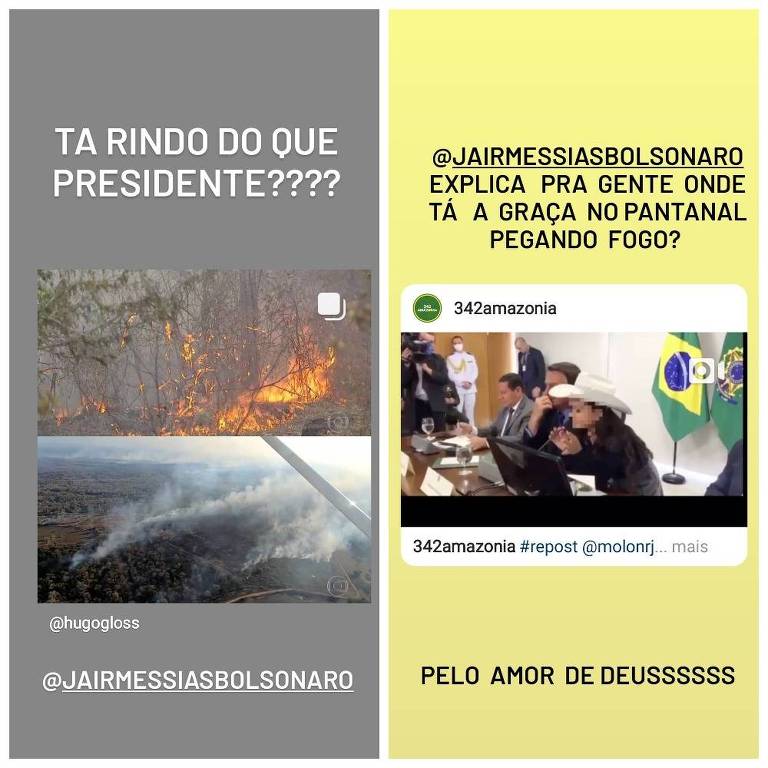 Anitta marca perfil de Jair Bolsonaro em posts no Instagram