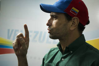 Entrevista com Henrique Capriles Radonski, líder da oposição venezuelana