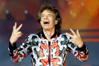 FILE PHOTO: Mick Jagger of the Rolling Stones performs during a concert of their 