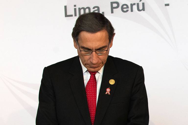 O presidente do Peru, Martín Vizcarra, em foto do ano passado durante evento em Lima 