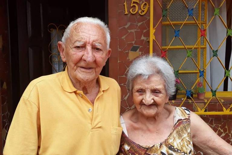 Orlando Braghirolli (1931-2020) e a esposa Celisa Cardoso Braghirolli