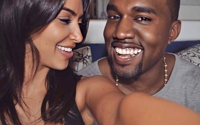 O casal Kim Kardashian e Kanye West
