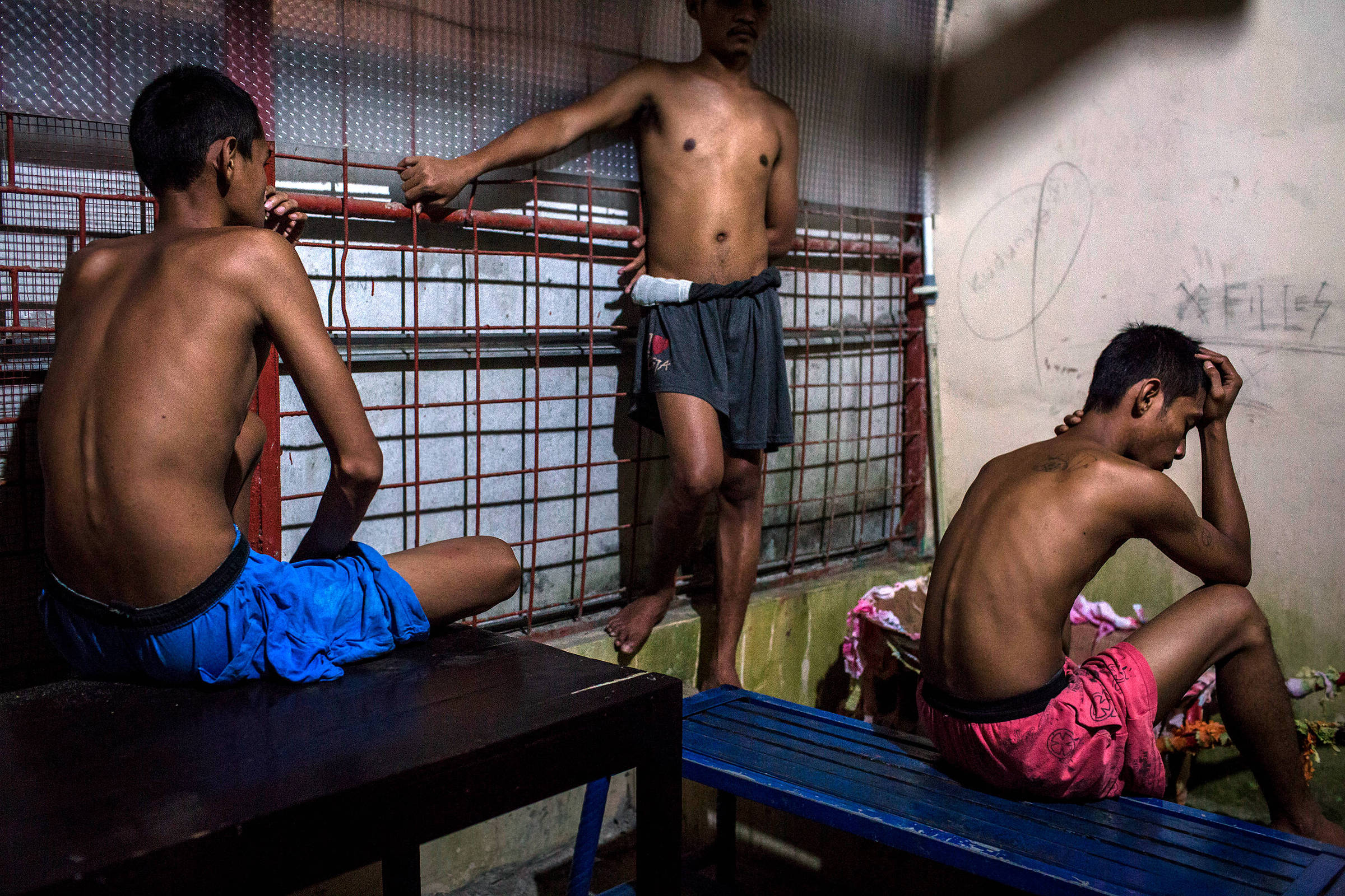 Centro de reabilitação para dependentes de drogas em Purbalingga, na Indonésia