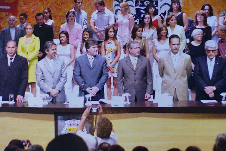 Em 2005, agora no PPS, Furlan toma posse como prefeito pela terceira vez