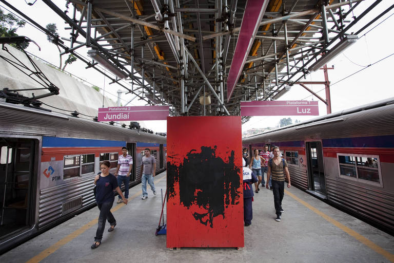 Antiga estação provisória de Francisco Morato, Linha 7 - Rubi, da CPTM