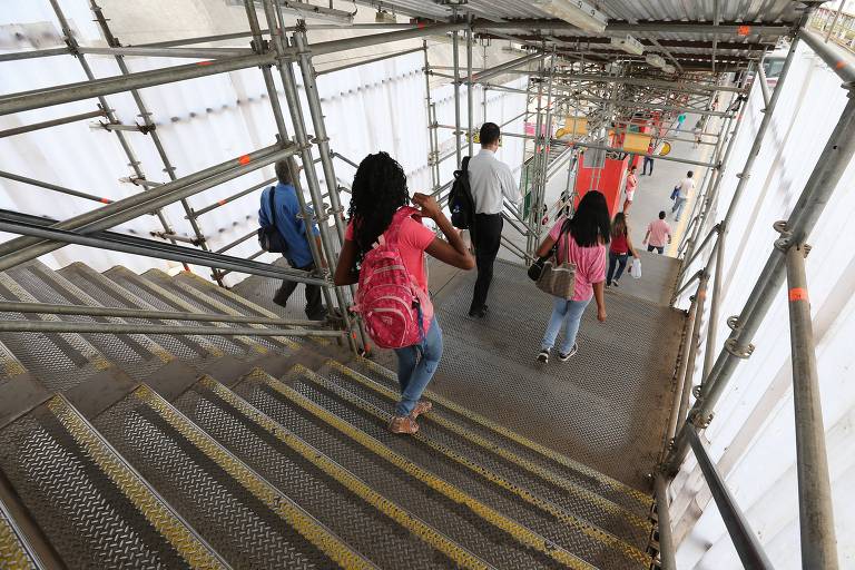 Antiga estação provisória de Francisco Morato, Linha 7 - Rubi, da CPTM