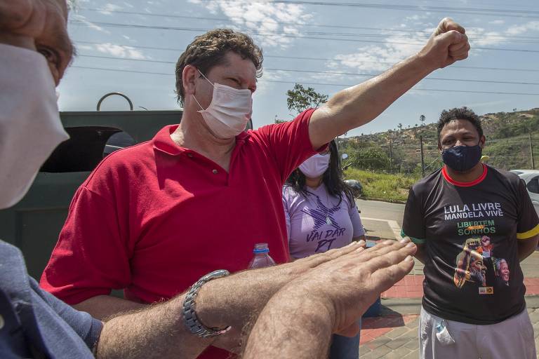 Jilmar Tatto, do PT, lançou hoje comitê de campanha no bairro de São Mateus, na Zona Leste  