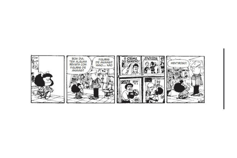 Mafalda sempre questiona os poderosos, dos pais ao papa; veja algumas tirinhas