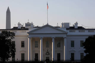 A general view of the White House in Washington