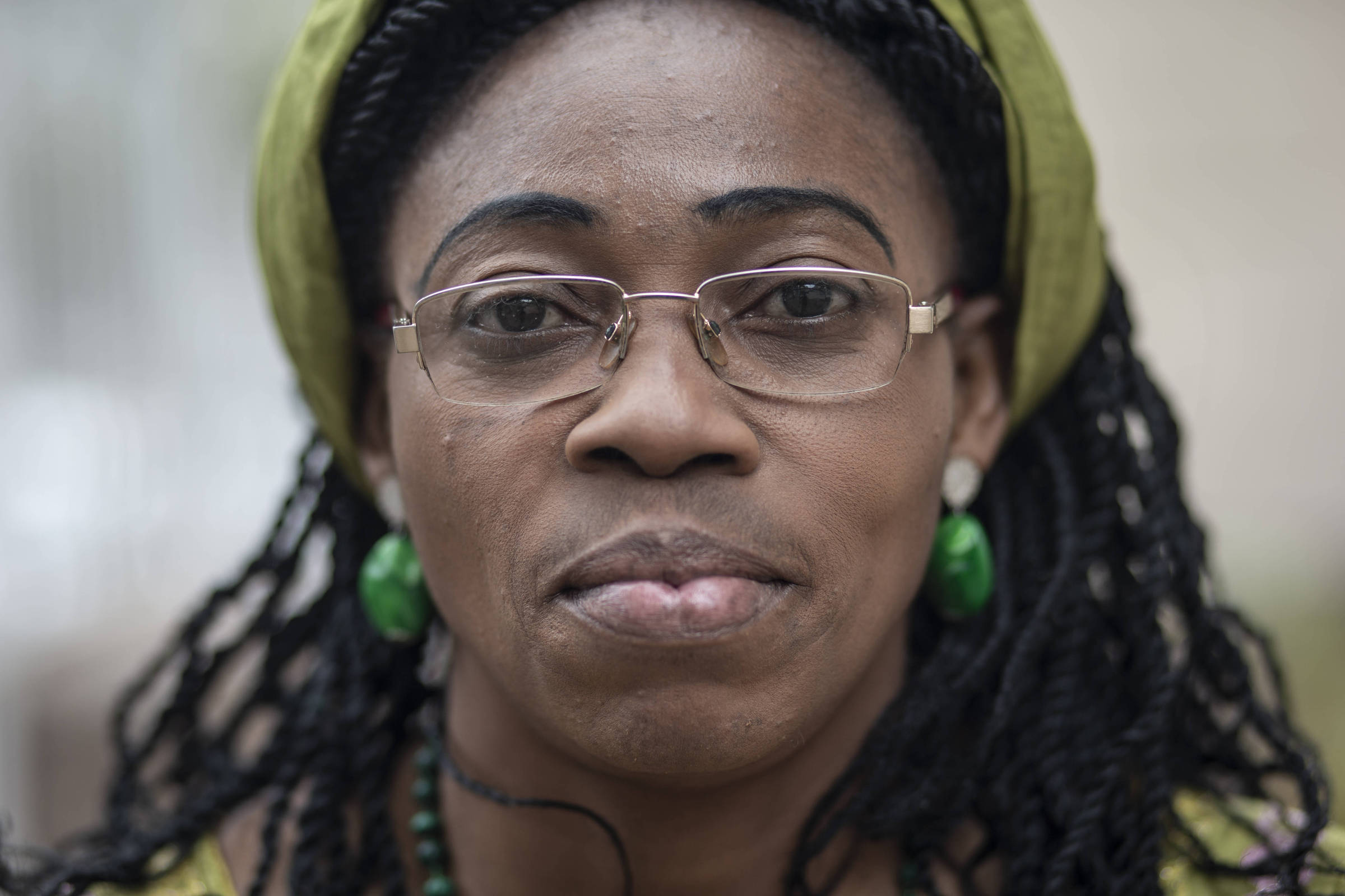 A jornalista Claudine Shindany, que deixou a República Democrática do Congo para morar no Brasil