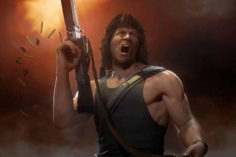 Personagem Rambo entra no jogo "Mortal Kombat 11"