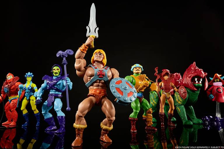 Linha de bonecos He-Man da Mattel
