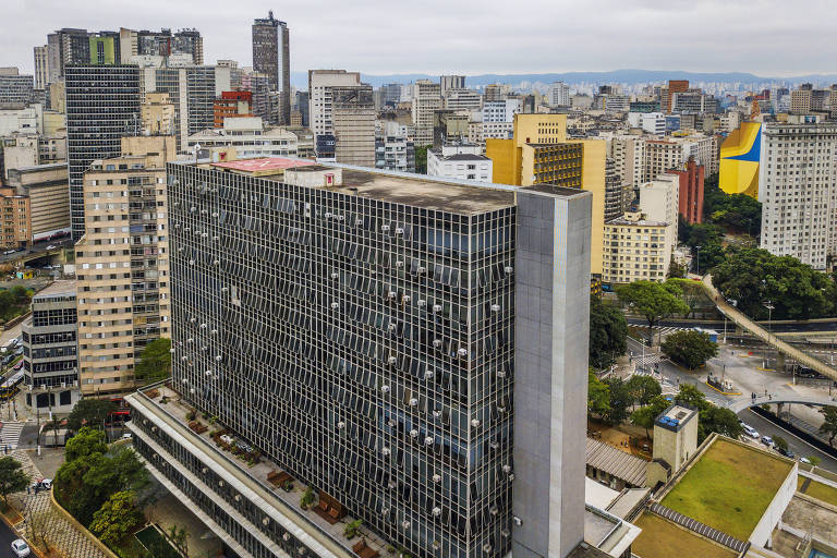 Prédio da Câmara Municipal de São Paulo， localizado na região central da cidade