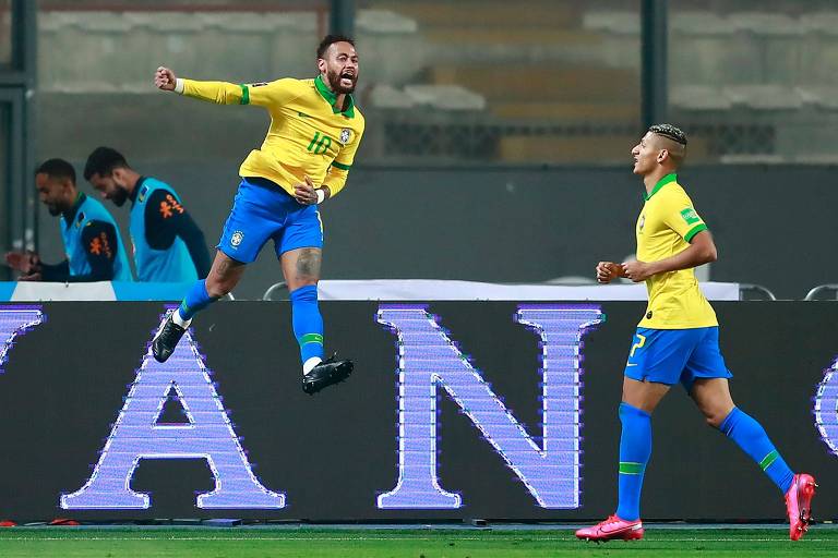 Em seu 1º jogo sem público, Brasil inicia caminhada rumo à Copa diante da  Bolívia, jogo futebol brasil 