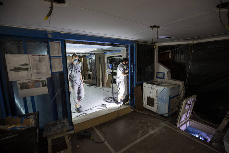 Estaleiro de iates de luxo em Itajaí (SC)