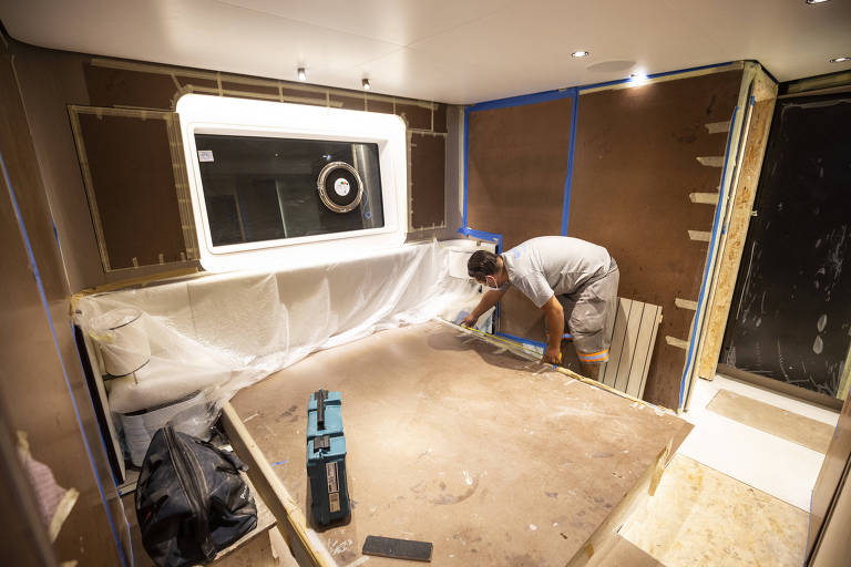 Estaleiro de iates de luxo em Itajaí (SC)