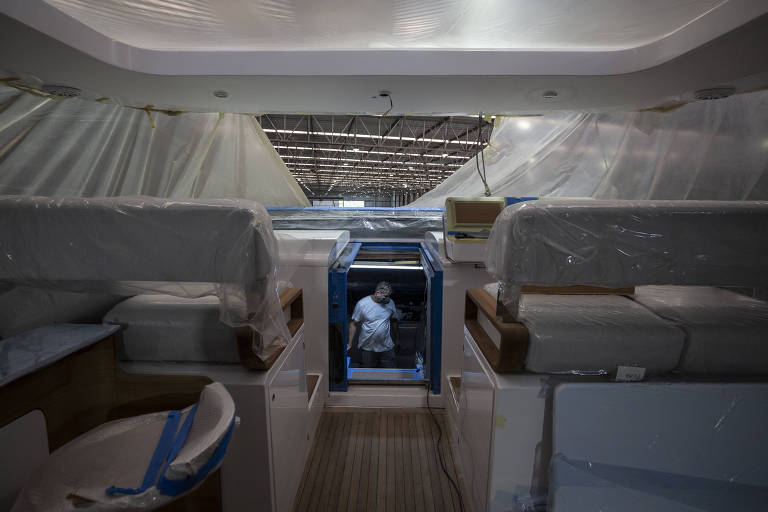 Estaleiro de iates de luxo em Itajaí (SC)