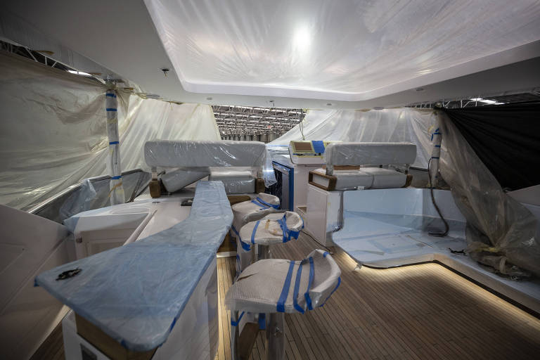 Estaleiro de iates de luxo em Itajaí (SC)