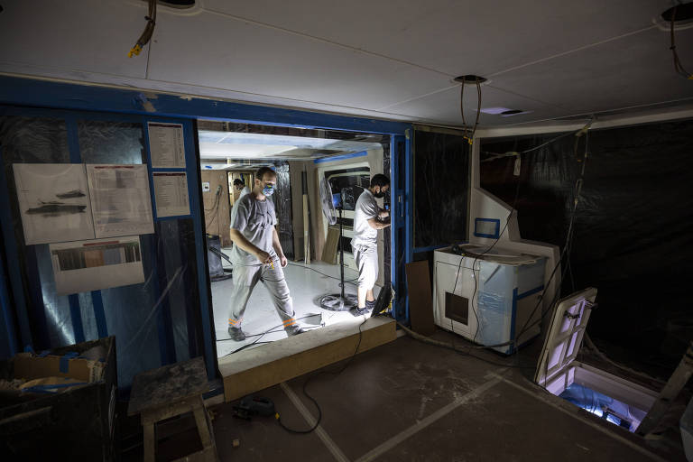 Estaleiro de iates de luxo em Itajaí (SC)