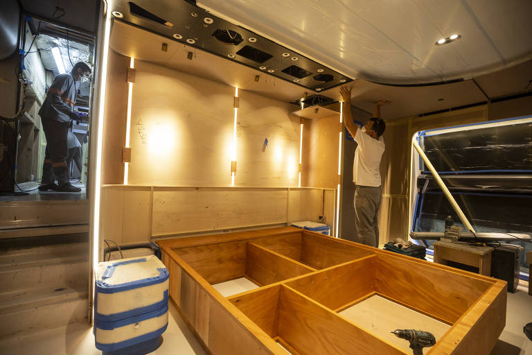 Estaleiro de iates de luxo em Itajaí (SC)