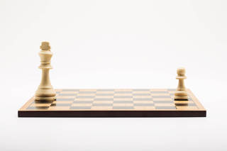 Tabuleiro e peças do jogo de xadrez