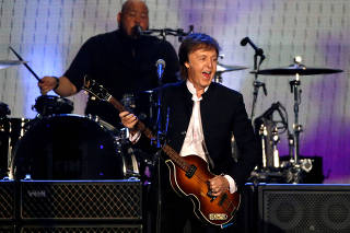 FILE PHOTO: Musician McCartney performs at Desert Trip music festival at Empire Polo Club in Indio