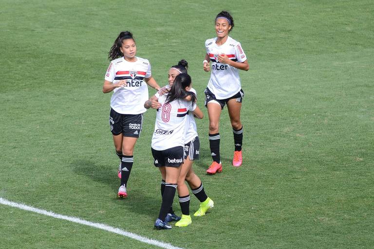 O São Paulo goleou o Taboão da Serra por 29 a 0 pela segunda rodada do Campeonato Paulista feminino
