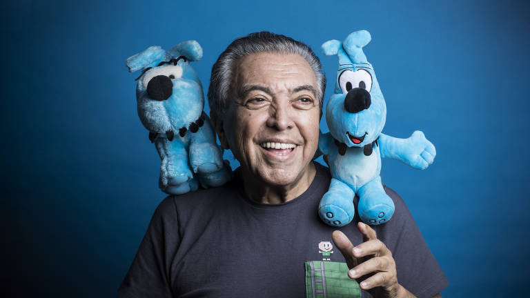 Cartunista Mauricio de Sousa, criador da Turma da Mônica, nos estúdio da Maurício de Sousa Produções