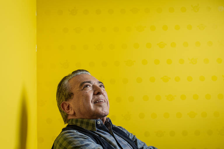 O cartunista Mauricio de Sousa