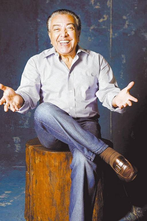 O cartunista e jornalista Mauricio de Sousa posa para foto