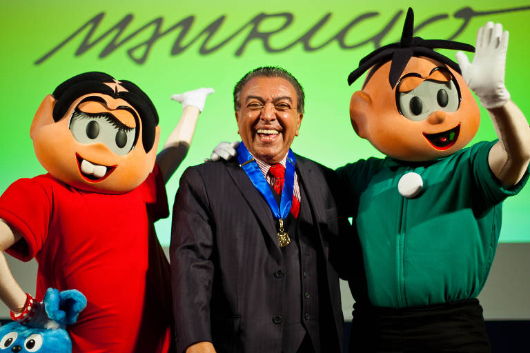 O quadrinista Mauricio de Sousa