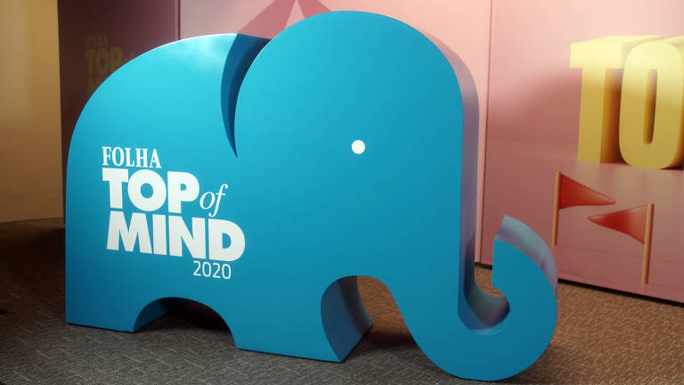 As várias versões do elefante símbolo da Folha Top of Mind